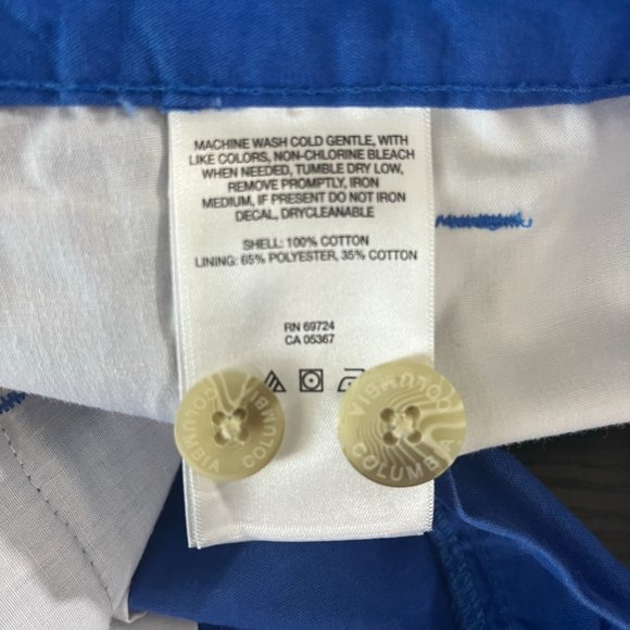 Columbia Men's Blue Bonehead Shorts Size 34 Style FM4014 - Picture 11 of 11
